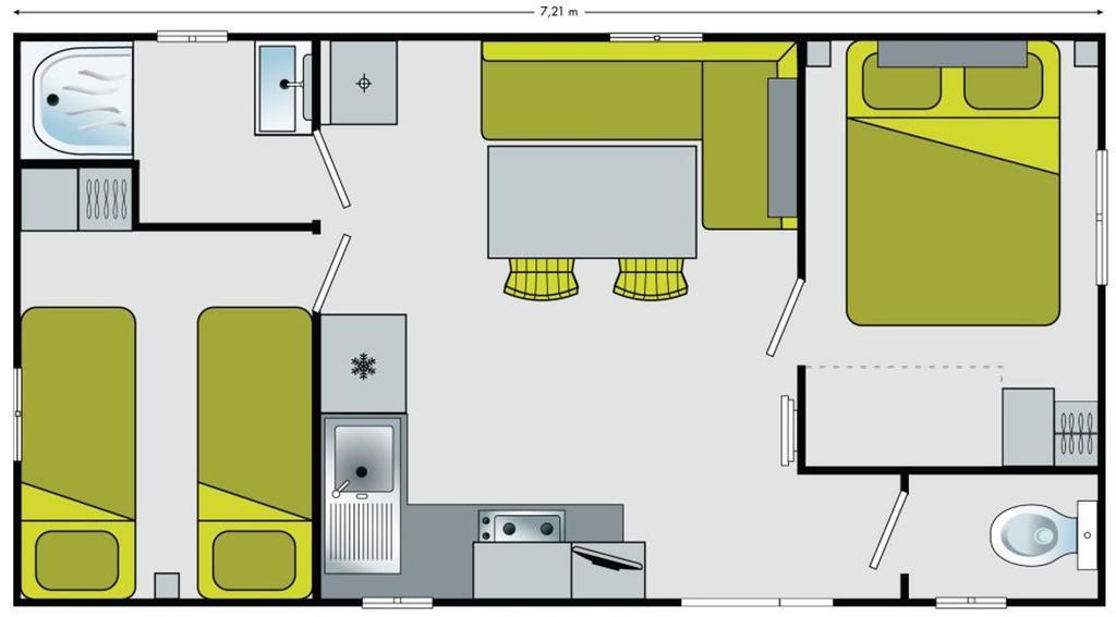 Mobil-Home 4 Pers Dans Camping 4 Etoiles La Palmyre Eksteriør bilde